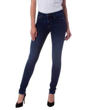 Cross Jeans Damen Jeans Natalia Slim Fit - Blau - Dark Stone