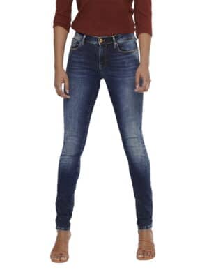 Only Damen Jeans onlSHAPE REG SK DNM JEANS REA4488 - Skinny Fit - Blau - Dark Blue