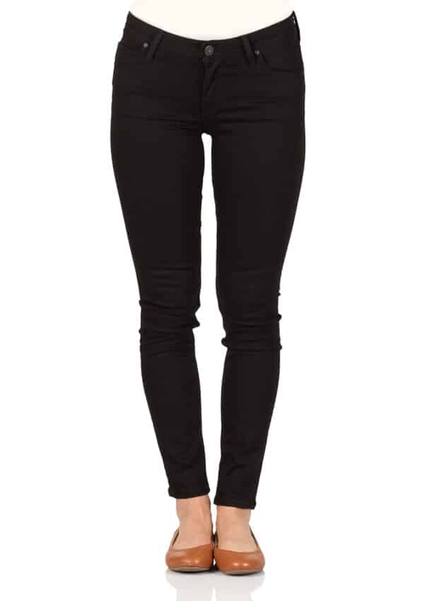 Lee Damen Jeans Scarlett - Skinny Fit - Schwarz - Black Rinse