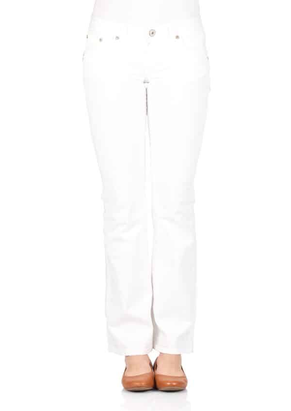 LTB Damen Jeans Valerie Bootcut - Weiß - White