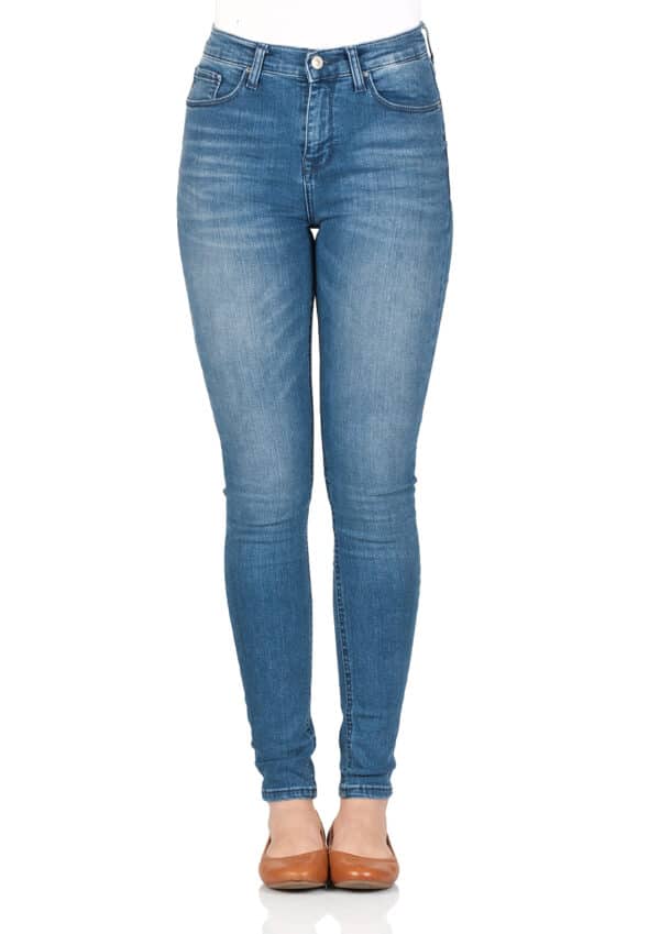 LTB Damen Jeans Amy - Skinny Fit - Blau - Erlina Wash