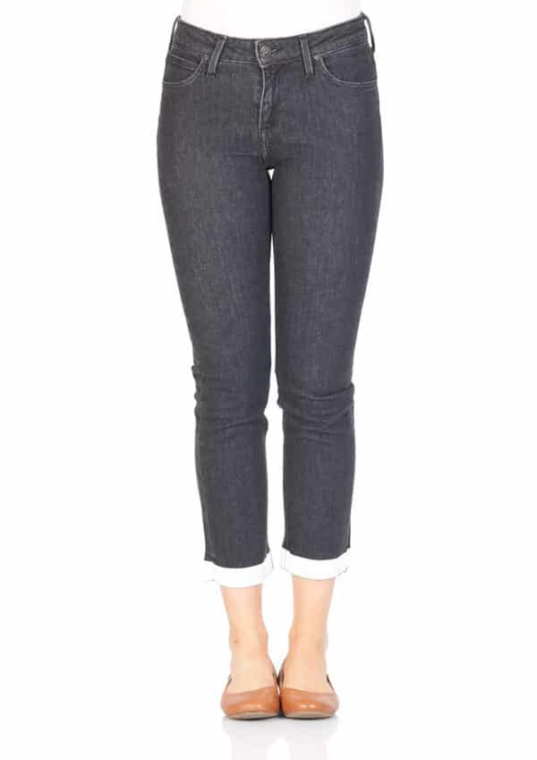 Lee Damen Jeans Elly - Slim Fit - Grau - Bass Line