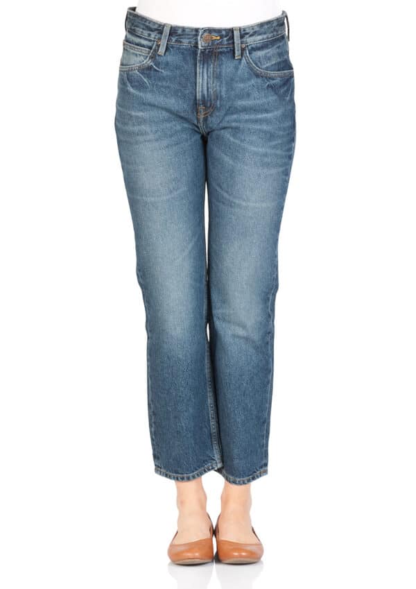 Lee Damen Jeans Boyfriend Relaxed - Blau - Vintage Worn