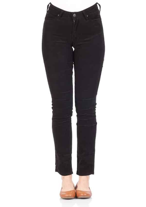 Lee Damen Jeans Elly - Slim Fit - Schwarz - Tap Shoe