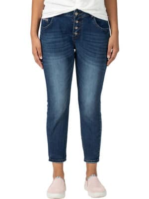 TIMEZONE Damen Jeans JillyTZ - Regular Fit - Blau - Skylight Blue Wash