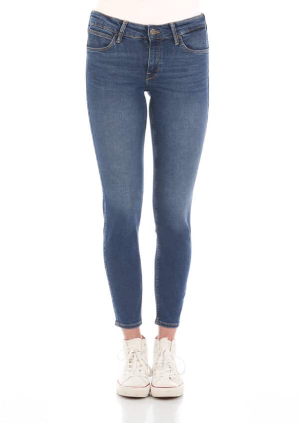 Lee Damen Jeans Scarlett - Skinny Fit - Blau - Mid Martha