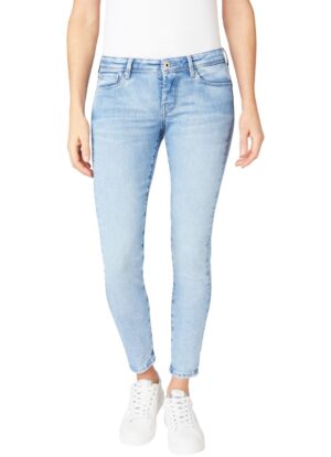 Pepe Jeans Damen Jeans Gen - Regular Fit - Blau - Light Wiser