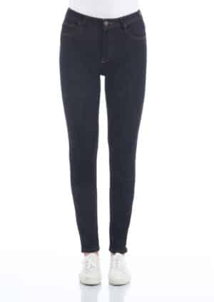 Lee Damen Jeans Scarlett High Skinny Fit - Blau - Schwarz