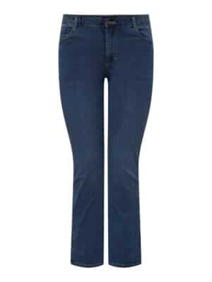 Carmakoma by Only Damen Jeans CARAUGUSTA - Regular Fit - Blau - Medium Blue Denim - Plus Size