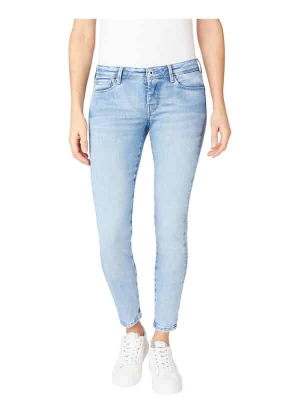 Pepe Jeans Damen Jeans Venus - Regular Fit - Blau - Light Wiser