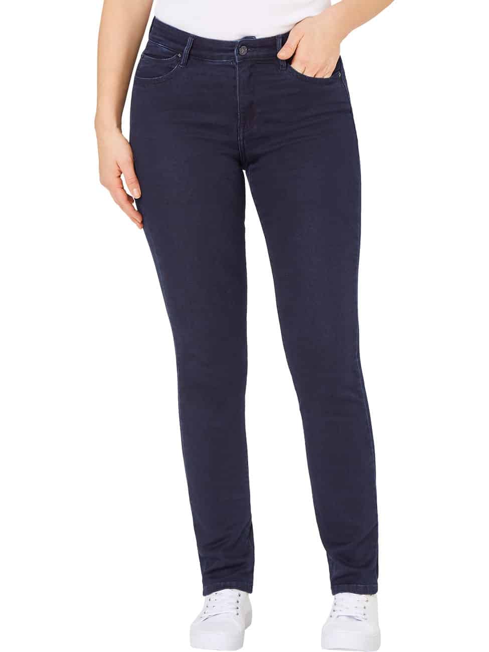 Paddock`s Damen Jeans Pat - Slim Fit Blau - Blue/Black