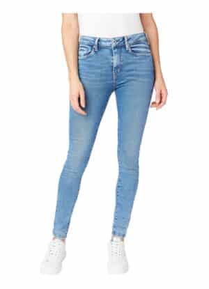 Pepe Jeans Damen Jeans REGENT - Skinny Fit - Blau - Medium Light Blue