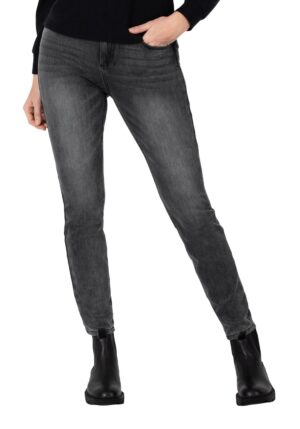 TIMEZONE Damen Jeans TIGHT ALEENATZ WOMANSHAPE - Tight Fit - Grau - Vulcano Grey Wash