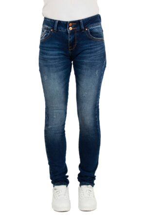 LTB Damen Jeans MOLLY M Super Slim Fit - Blau - Winona Wash