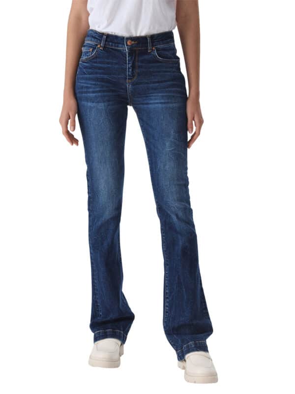 LTB Damen Jeans FALLON Flared Fit - Blau - Morna Undamaged Wash