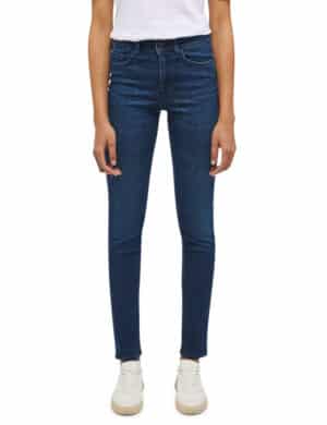 Mustang Damen Jeans SHELBY Slim Fit - Blau - Deep Blue Denim