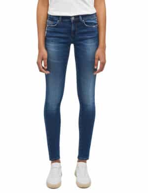 Mustang Damen Jeans QUINCY Skinny Fit - Blau - Mid Blue Denim