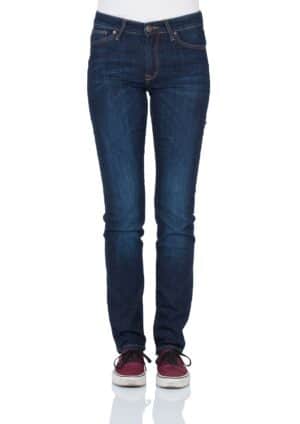 Cross Jeans Damen Jeans Anya - Slim Fit - Dark Blue Used