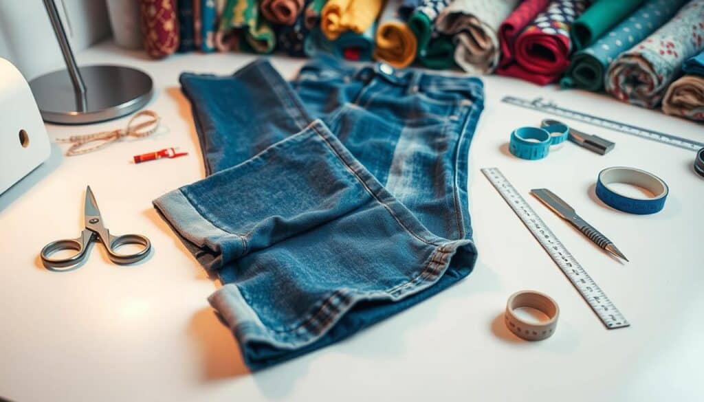 DIY-Tutorials zum Jeans Kürzen