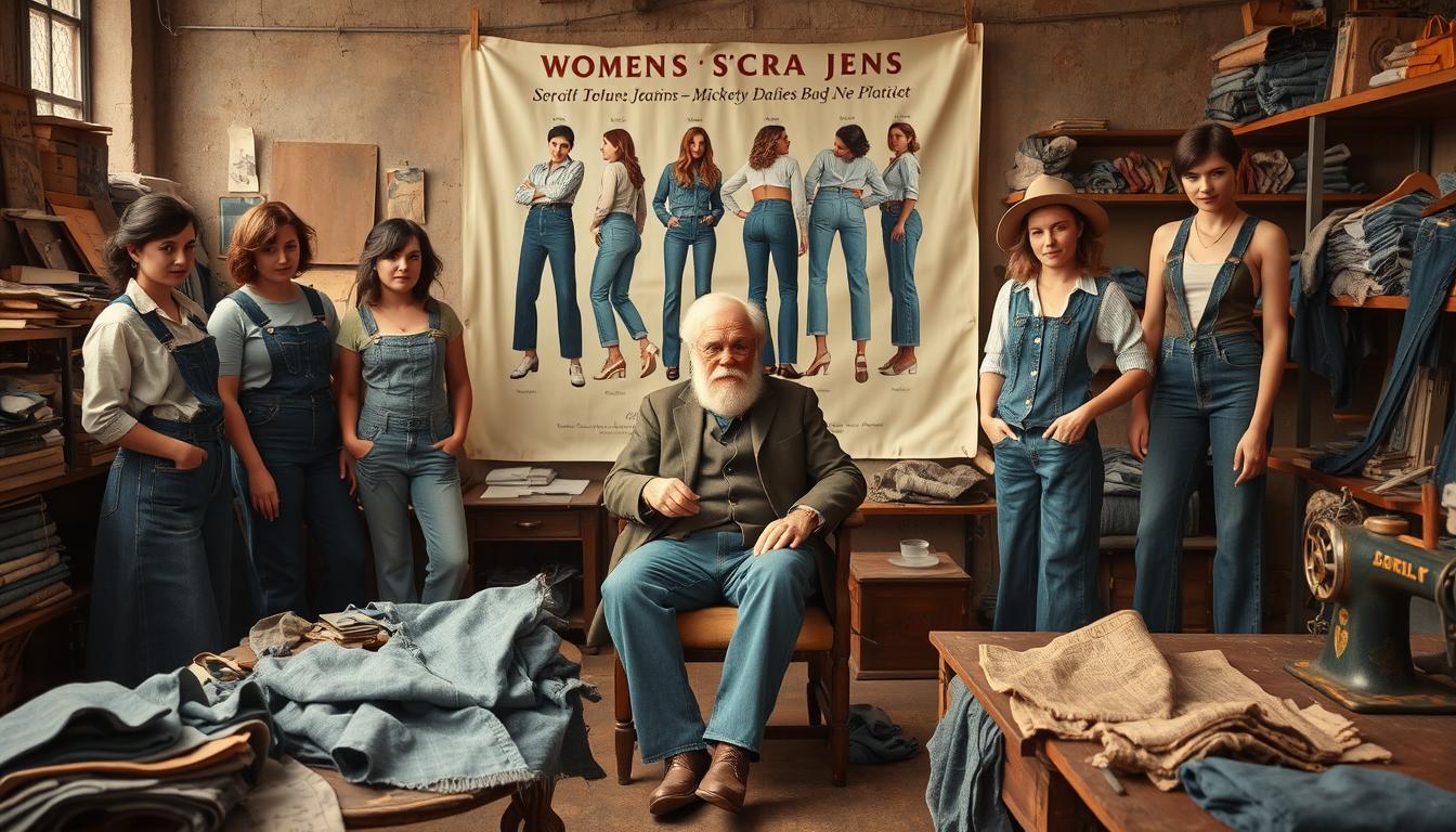 Die Geschichte der Damen Jeans und von Levis