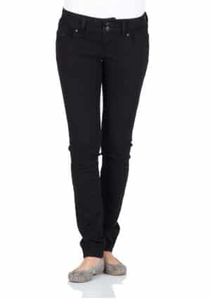 LTB Damen Jeans Molly - Slim Fit - Black to Black