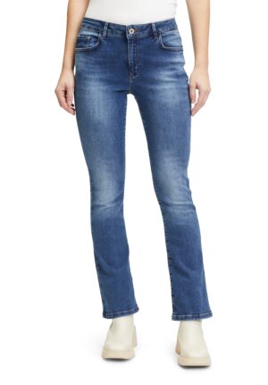 Cartoon Bootcut-Jeans "Cartoon Bootcut Jeans figurbetont"