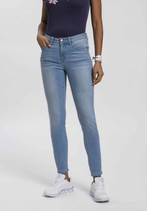 KangaROOS Slim-fit-Jeans "CROPPED HIGH WAIST SLIM FIT"