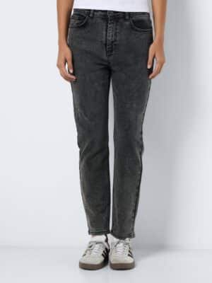 Noisy may High-waist-Jeans "NMMONI HW STRAIGHT ANK ACID AZ391DG NOOS"