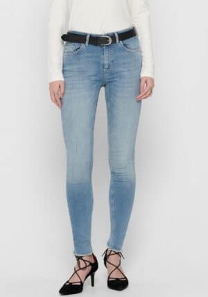 ONLY Ankle-Jeans "ONLBLUSH MID SK AK RAW REA1467"