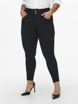 ONLY CARMAKOMA Skinny-fit-Jeans "CARANNA LIFE HW SK ANK JEANS BLACK NOOS"