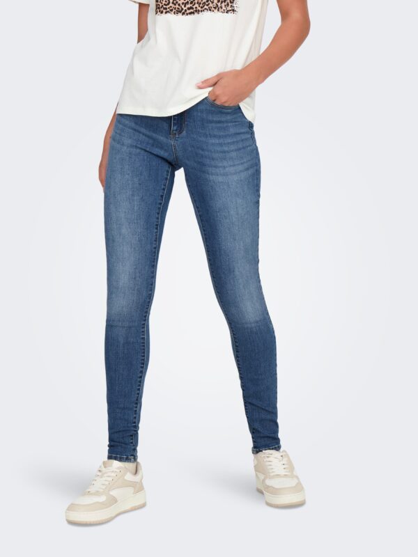 ONLY Skinny-fit-Jeans "ONLWAUW MID SKINNY DNM BJ370 NOOS"