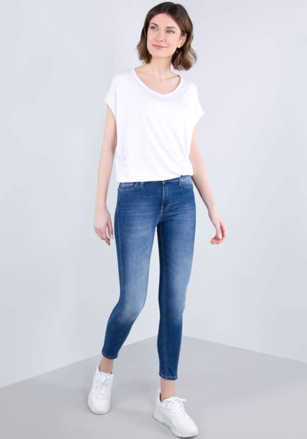 Please Jeans Skinny-fit-Jeans "verkürzte Skinny Denim Superstretch"