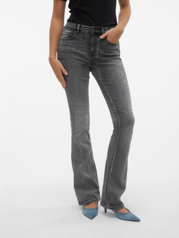 Vero Moda Bootcut-Jeans "VMFLASH MR FLARED JEANS LI213 GA NOOS"