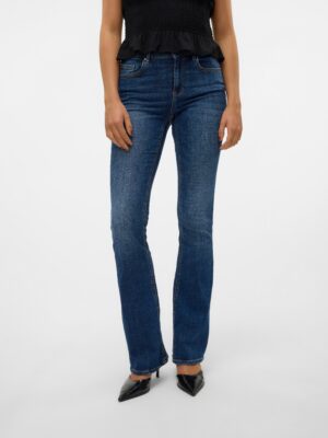 Vero Moda Bootcut-Jeans "VMFLASH MR FLARED JEANS LI3110 GA NOOS"