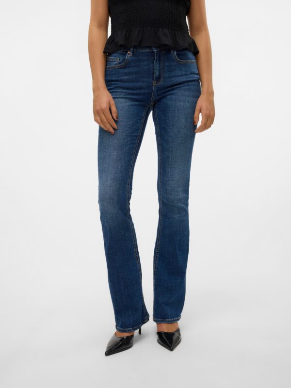 Vero Moda Bootcut-Jeans "VMFLASH MR FLARED JEANS LI3110 GA NOOS"