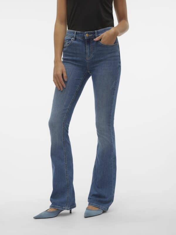 Vero Moda Bootcut-Jeans "VMFLASH MR FLARED JEANS LI347 GA NOOS"