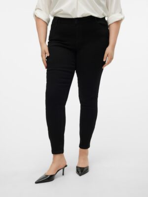 Vero Moda Curve Skinny-fit-Jeans "VMCELLY MR SKINNY JEANS BLK CUR NOOS"