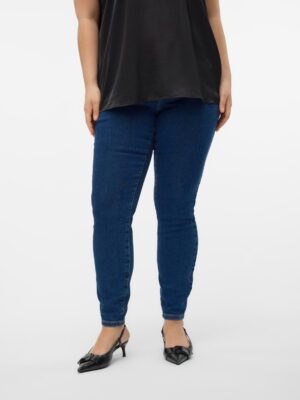 Vero Moda Curve Skinny-fit-Jeans "VMCELLY MR SKINNY JEANS BLUE CUR NOOS"