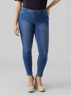 Vero Moda Curve Slim-fit-Jeans "VMFANYA SLIM JEANS VI3312 GA CUR NOOS"