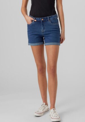 Vero Moda Jeansshorts "VMLUNA MR FOLD SHORTS MIX GA NOOS"