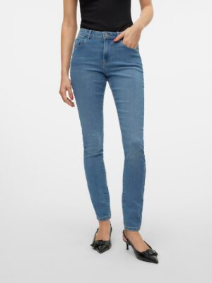 Vero Moda Skinny-fit-Jeans "VMELLY MR SKINNY JEANS BLUE NOOS"