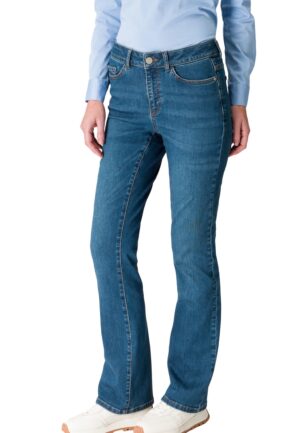 Zero Slim-fit-Jeans "zero Jeans flared Fit Style Florance 32 Inch"